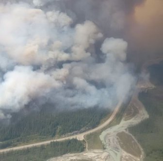 The Role of Wind in Spreading the Park Fire